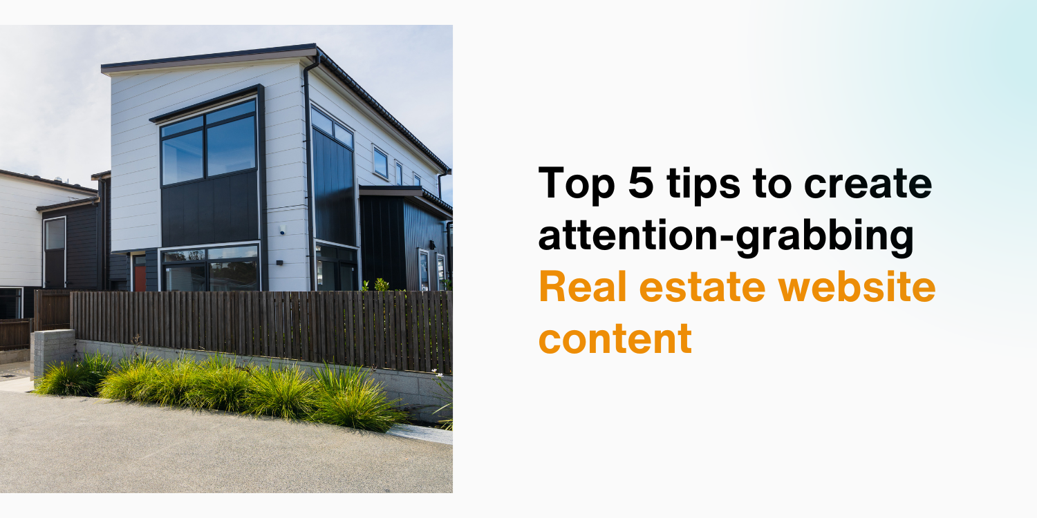 content for real estate